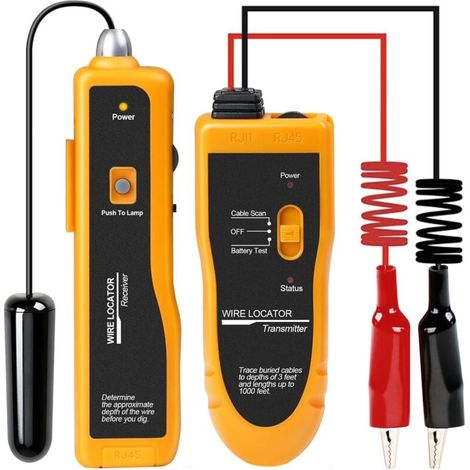 Unterirdischer Kabelsucher, F02-kabel-tracker Zur Kabelortung, Hundezaun-kabeltester, Bis Zu 2–3 Fuß Tief Und 1000 Fuß Länge Xxw