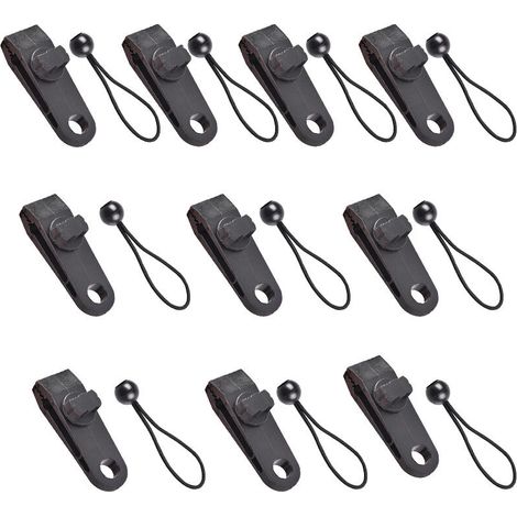 Vurahome – Planen-zelt-klemme, Planen-markisen-clip, Markisen-klemme, Spanner, Elastisches Seil, Bungee Für Plane, Kugel-bungee-seil Für Zelte, Abdeckungen, Markisen, Banner.