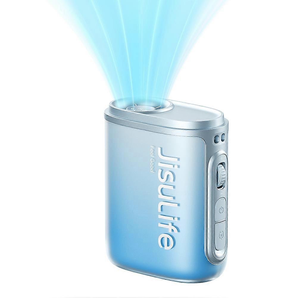 Ventilateur De Cou Portable Jisulife Avec Batterie De 4500 Mah, 100 Vitesses De Ventilation, Ventilateur De Taille À Porter Avec Affichage Led, Ultra-léger Et Tendance.