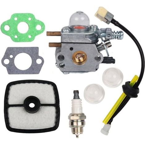 Vergaser Komplett Mit Dichtung + Luftfilter + Ansaugbirne + Zündkerze Für Zama C1u-k52
