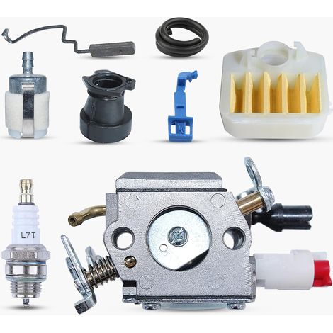 Vergaser-reparatursatz Für Husqvarna 340 345 346 Xp 350 351 353 Ersetzt Oem 503283208 Mit Luftfilter, Zündkerze, Kraftstoffleitung, Ansaugkrümmer Usw.