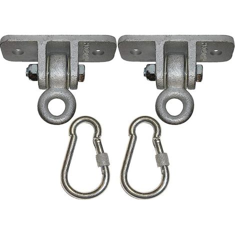 Verriegelungskarabiner, Robuste Drehhaken, Trapez-sets, Statische Spannung, 5000 Lb Kapazität