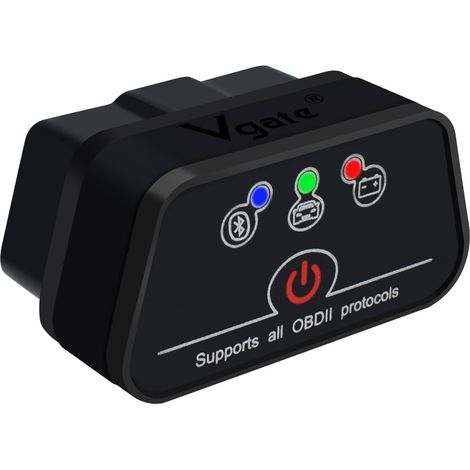 Vgate Icar2 Ble 4.0 Obd2 Bluetooth-adapter Elm327 Scanner Kfz-diagnosetool Für Android/ios (schwarz)