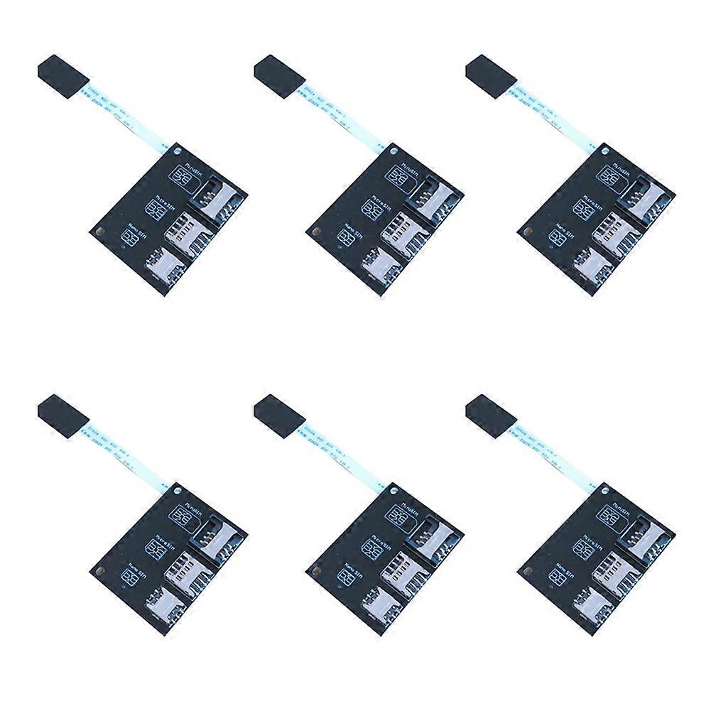 Kit D'Extension De Carte Sim Externe Nano Sim 6x 2730 (convertisseur Vers Carte À Puce 4 En 1)