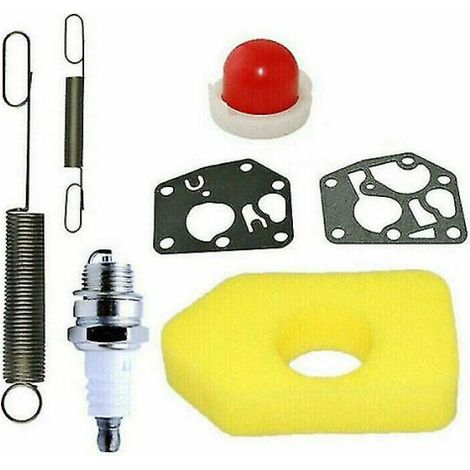 Rasenmäher-wartungsset, Primerpumpe 694394, Reglerfedern 692211, 691859, 698369, Schaumstoff-luftfilter, Vergasermembran
