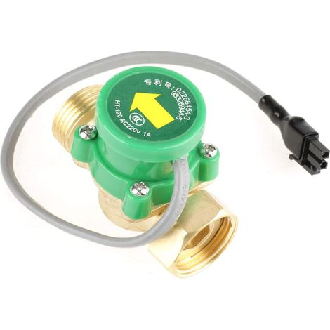 Wasserdurchflussschalter, Ac 220 V G3/4"-3/4" Gewinde Wasserpumpe Durchflusssensor Elektronischer Automatischer Druckkontrollschalter