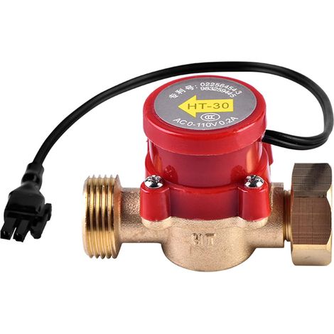 Wasserdurchflusssensor, Ht30-wasserdurchflussschalter, Wasserdurchflusssensormaschine, 0-110 V 0,2 A G3/4"3/4"" Drahtdurchflusssensorschalter