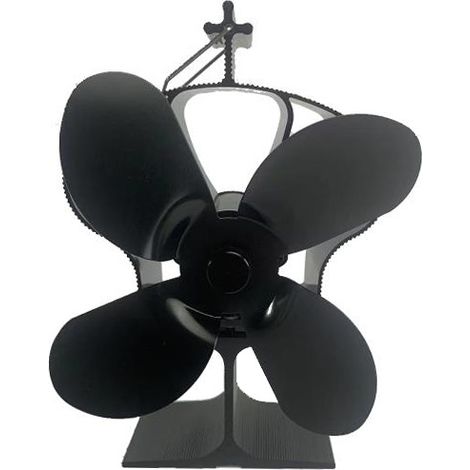 Wärmebetriebener Ofenventilator Mit 4 Flügeln Für Kamin/holzofen.