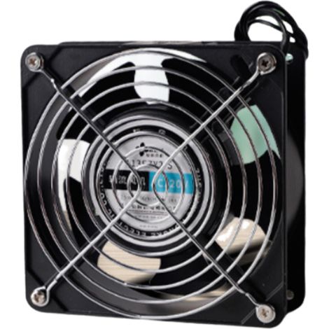Ymyny Axialventilator Für Schornsteinkanal, Einsteckbare Hochtemperatur-metallflügel, Geräuschlos, Universell, 120 X 120 X 38 Mm