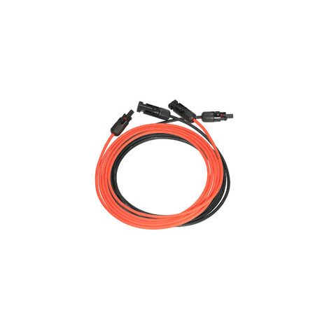 Ymyny Solarpanel-verlängerungskabel Mit Mc4-stecker, Rot + Schwarz, Paar, 10 Awg, 3 Meter/10 Fuß