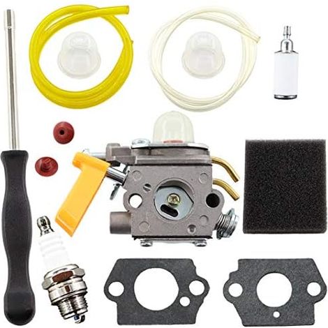 Zama C1u-h60d Vergaser-set Für Ryobi Und Homelite 26 Cc/30 Cc – Kompatibel Mit Rbc30sesa, Rlt30cesa, Rpr3025ja – Zubehör Im Lieferumfang Enthalten
