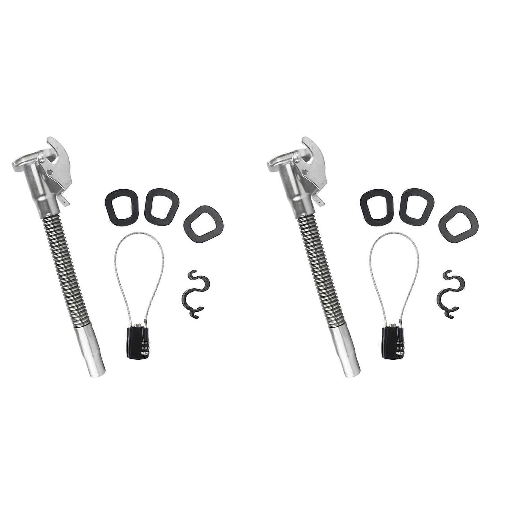 2 Becs Verseurs Pour Bidons D'Essence, En Acier Inoxydable, Flexibles Et De 29,5 Cm De Long, Compatibles Avec Les Bouteilles D'Essence Américaines De 5, 10 Et 20 Litres.