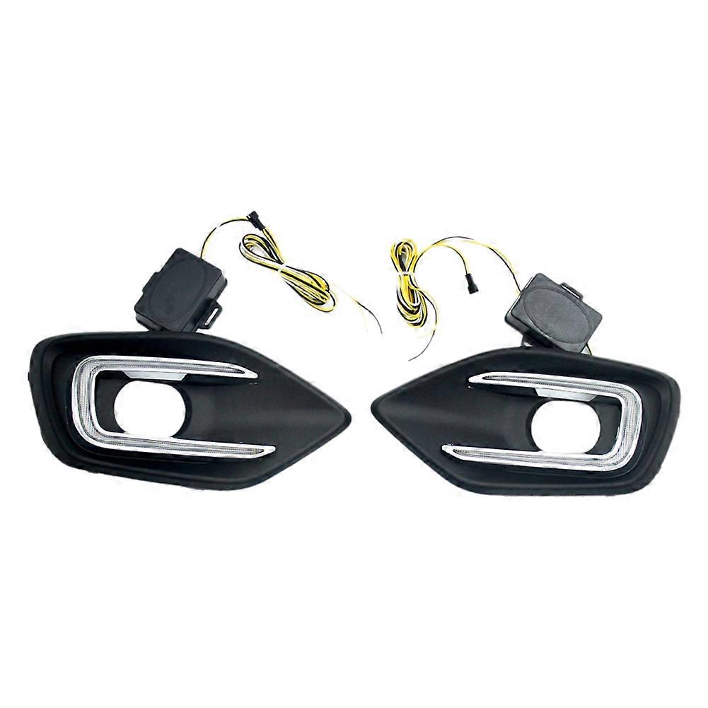 Feux De Jour À Led Pour Suzuki Swift 2024-2025, Clignotants Dynamiques, Feux Antibrouillard, Blanc/jaune, Accessoires