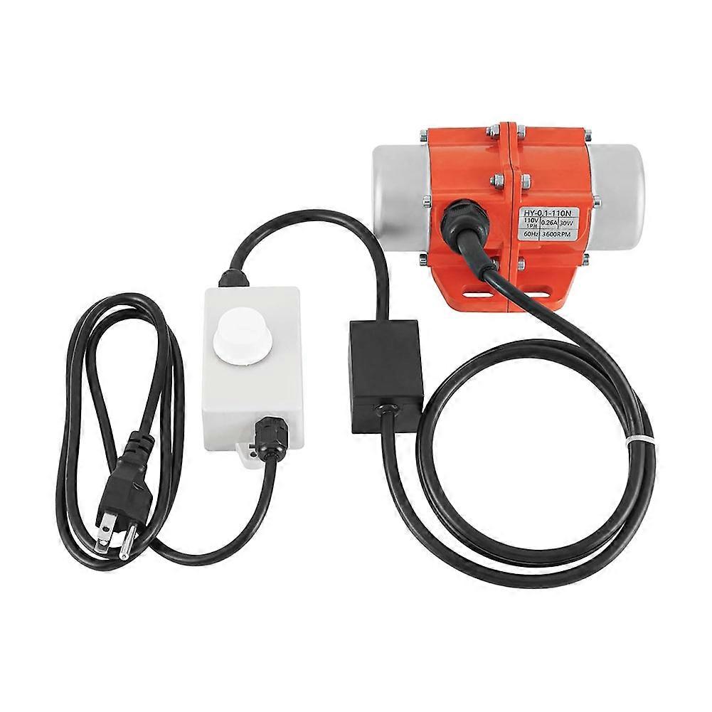 Tamis Vibrant Pour Béton 30 W, Moteur Vibrant Avec Variateur De Vitesse, Étanche, 3 600 Tr/min, Pour Table Vibrante À Sable, Prise Américaine.