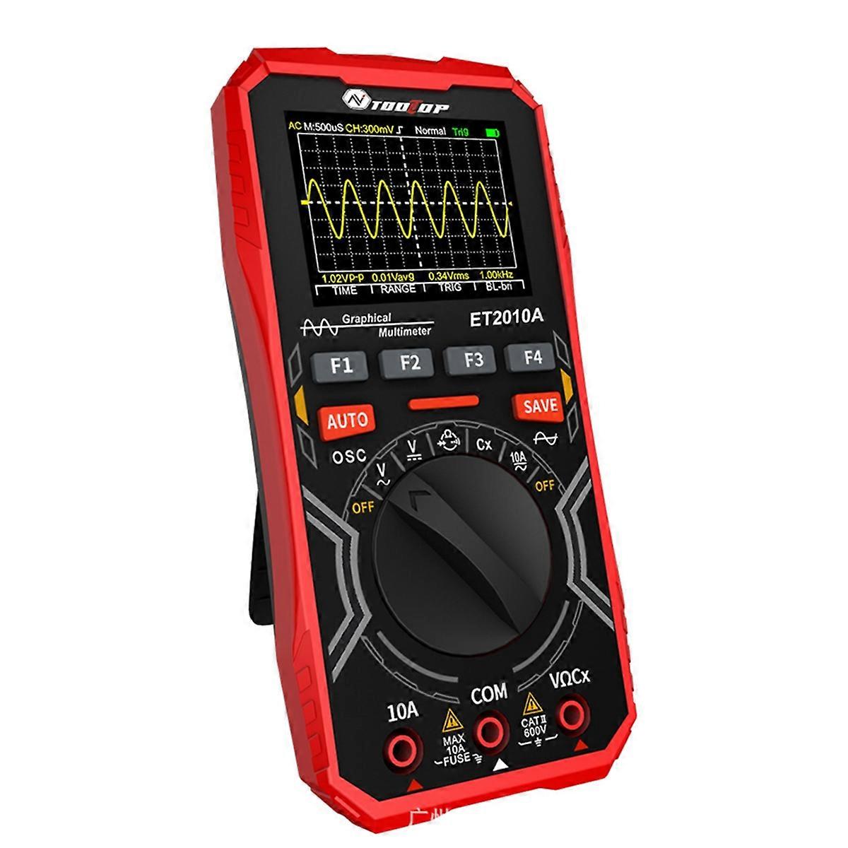 Multimètre Oscilloscope Numérique Et2010a 1 Mhz 2,5 Msps Auto, Multimètre Graphique 600 V