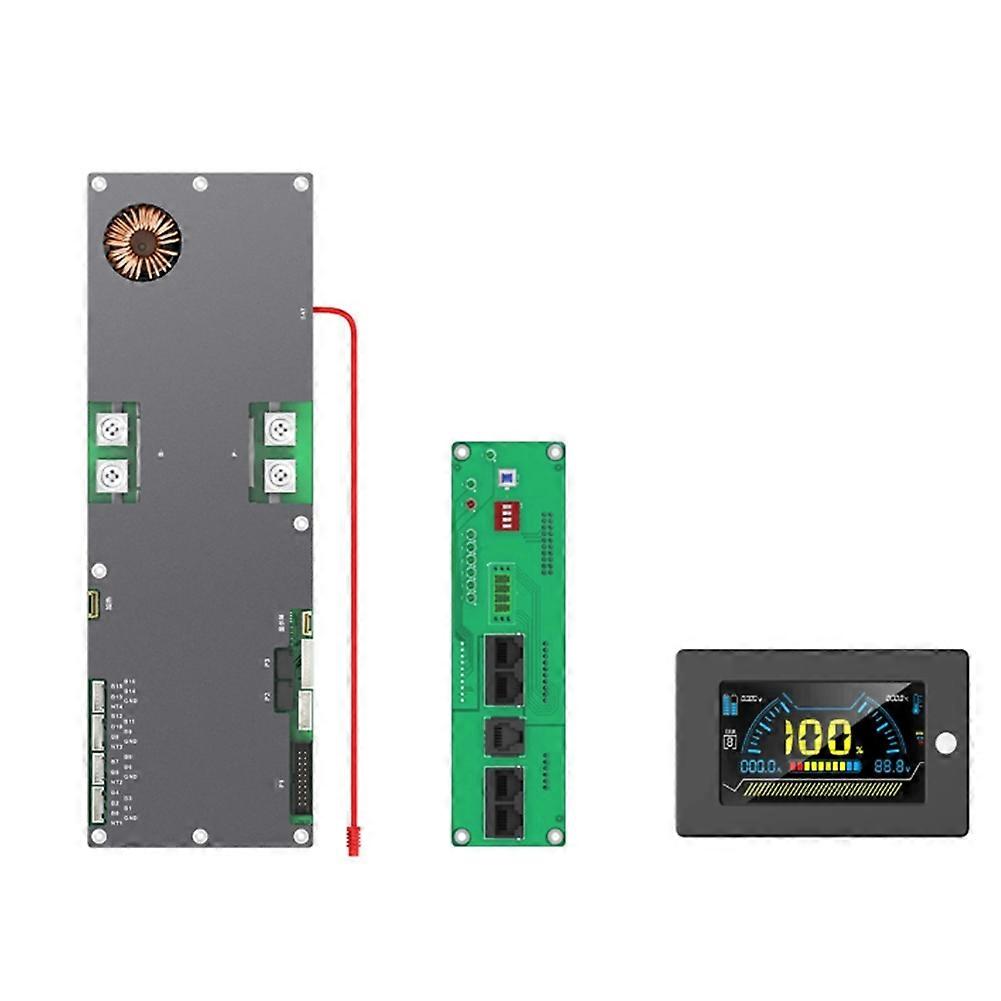 Accessoires Pour Système De Gestion De Batterie (bms) Jk-pb1a16s15p + Écran 3,2 Pouces Lifepo4 Li-ion Lto Onduleur 8s 16s 24v 48v Accessoires Pour Stockage D'Énergie Familial
