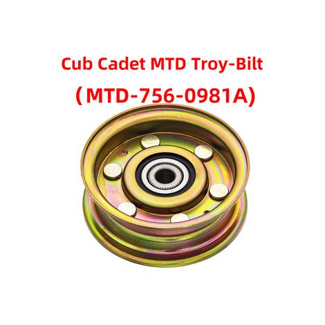 Satz Mit 4 Riemenscheiben 756-0981a – Verzinkt – Für Cub Cadet, Mtd Und Troy-bilt – Mähdeckzubehör