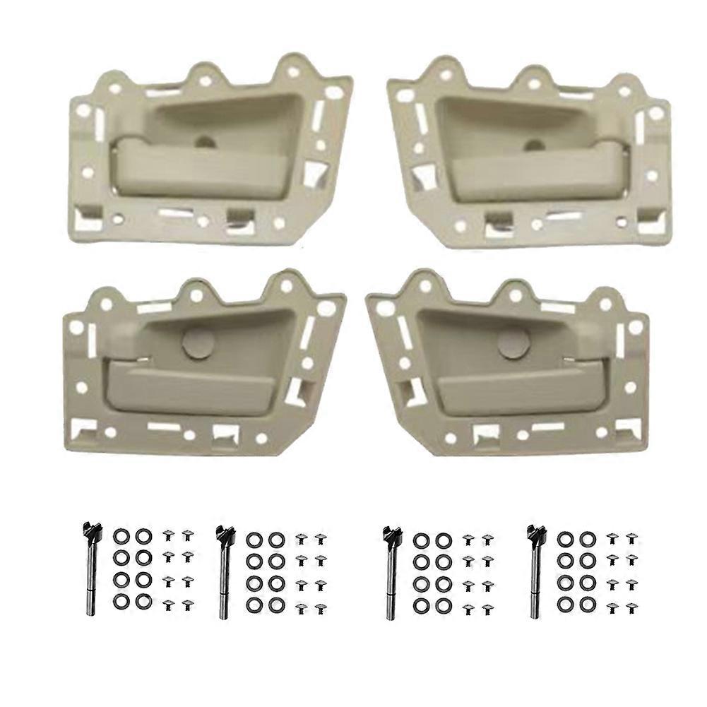 Kit De 4 Poignées De Porte Intérieures Beiges Pour Jeep Grand Cherokee 2005-2010 1jv471j3aa 1jv461j3aa 5hr411j3ak 5hr421j3ak