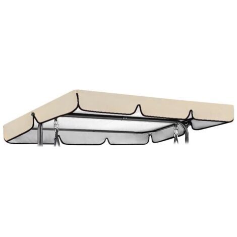 Ersatzdach Für Gartenschaukel, Ersatzabdeckung, Wasserdichtes Gartenschaukeldach, Ersatzschaukel Für Schaukelgärten Und Terrassen (beige 19013215 Cm)