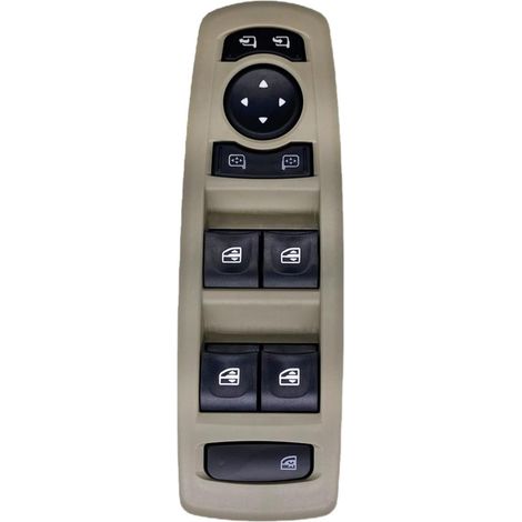 Fensterheberschalterknopf Für R&enault Für Laguna 3 Für Megane 3 Für Fluence 2008-2016 Konsolenreglerknopf 254000015r Steuerschalter (farbe: Beige)