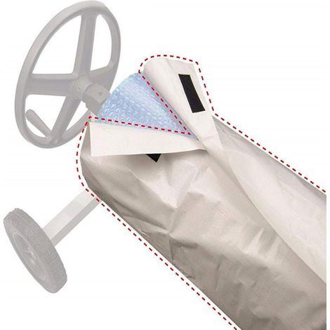 Rollo-abdeckung Für Schwimmbad, Schwimmbadabdeckung, Solar-abdeckung, Rollschutz, Wasserdichte Sonnenschutz-abdeckung Zum Schutz, Rollo-abdeckung Für Schwimmbad, 490 X 96 Cm