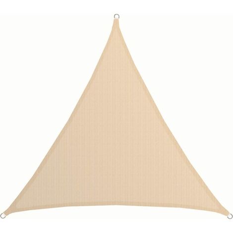 Uv-sonnensegel – 2 X 2 X 2 Hdpe-dreieck-sonnenschutz – Beiges Balkon-gartentuch