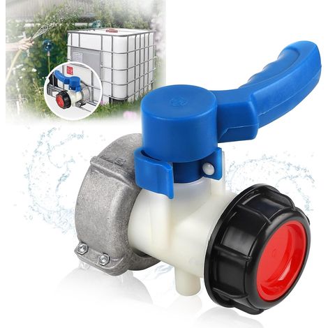 1000l-tankhahn, 1000l-tankadapter, Dn50 (75 Mm), Ibc-tankanschluss, Ablasshahn, Ibc-tankadapter, Ibc-tankanschluss, Schmetterling