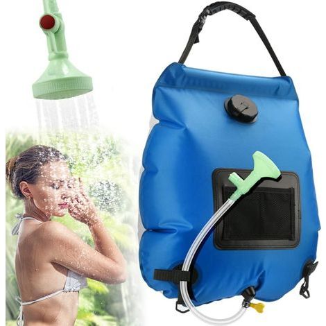 20 L Camping-solar-duschtasche – Solarheizung, Ein-/aus-kopf, Tragbares Garten-warmwasser