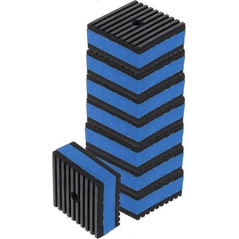 Anti-vibrations-pads, 5,1 X 5,1 X 2,2 Cm, Vibrationsdämpfungspads, Schalldämmung, Gerippte Gummimatte Für Waschmaschine