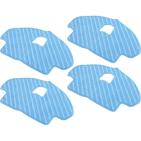 Waschbare Und Wiederverwendbare Wischmopp-pads Für Den Staubsauger Ecovacs Deebot Ozmo 930/610, 4 Wischmopp-tücher, Strapazierfähige Reinigungstücher