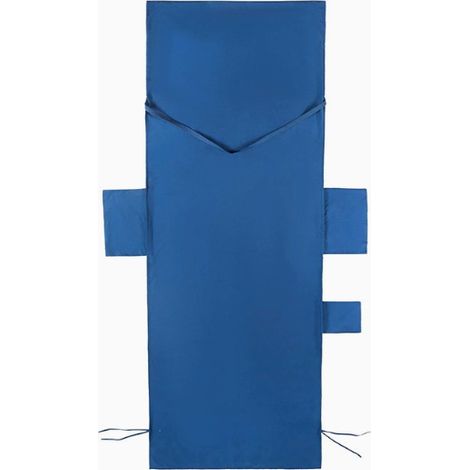Ersatz-kissenbezug Für Hängeliege, 212 X 75 Cm, Wasserdicht, Für Den Außenbereich, Blau, Mit Doppelseitigem Organizer Für Den Strand