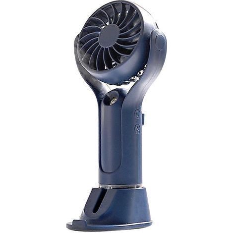 Honornic – Tischventilator, Kleiner Tragbarer Ventilator, Ideal Für Reisen Und Outdoor-aktivitäten (blau).