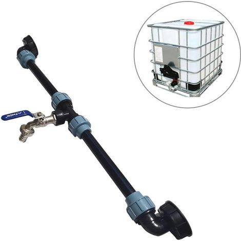 Ibc-anschlussset – Adapter Für 2 Tanks Mit Schwanenhalshahn