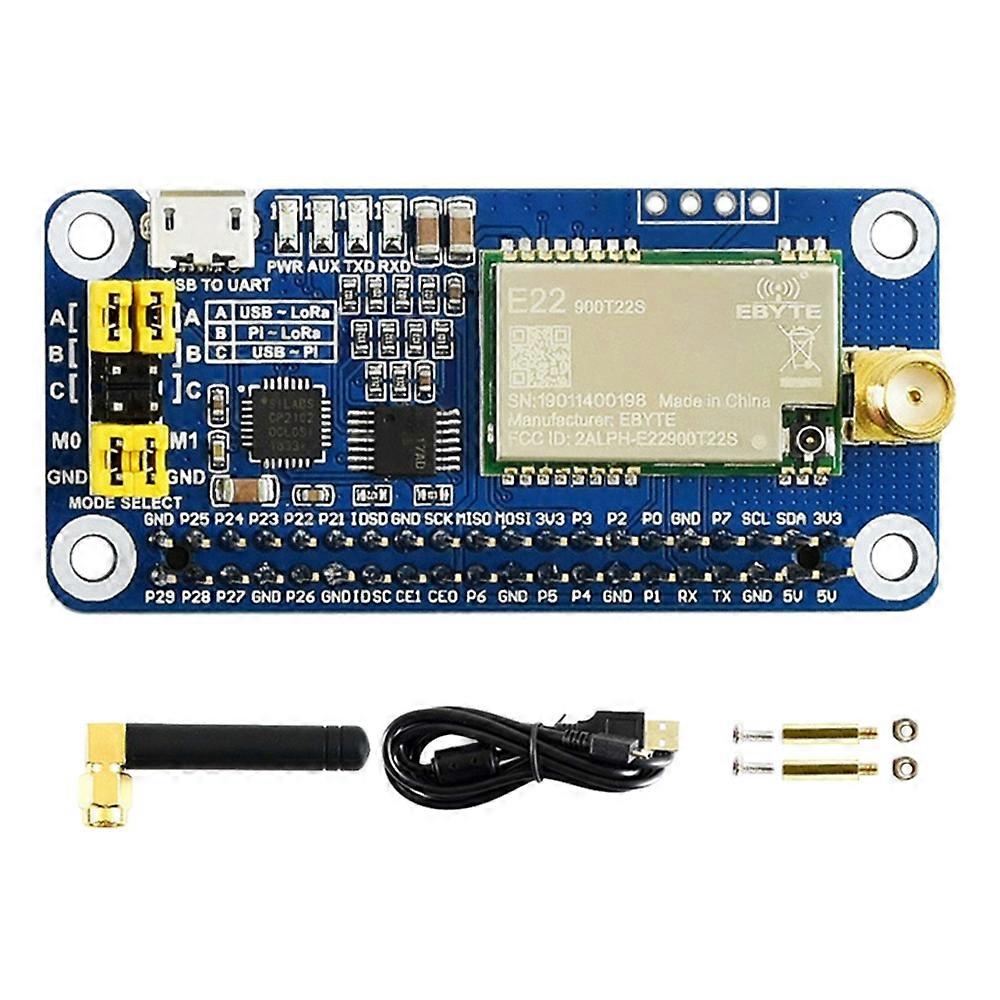 Module D'Extension Lora Sx1262 Pour Cartes Série Raspberry Pi, Module De Communication Sur La Bande De Fréquence 915 Mhz Pour La Transmission De Données