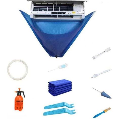 Klimaanlagen-waschanlage – Premium-wandreinigungsset – Klimaanlagen-servicetasche Mit Wasserschlauch Für Mini-split-ac-einheiten