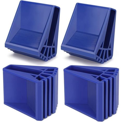 Leiterfüße, 4-teilig, Rutschfeste Leiter-sicherheitsfüße, Gummi-leiterfußschutz Für Teleskopleitern (blau)