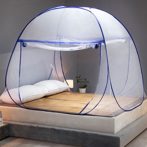 Moskitonetz Für Den Außenbereich, Kuppel Im Mongolischen Jurtenstil, Einfache Installation Mit Faltbaren Netzen, Weist Insekten Ab Und Ermöglicht Gleichzeitig Die Luftzirkulation, Ideal Für Drinnen Un