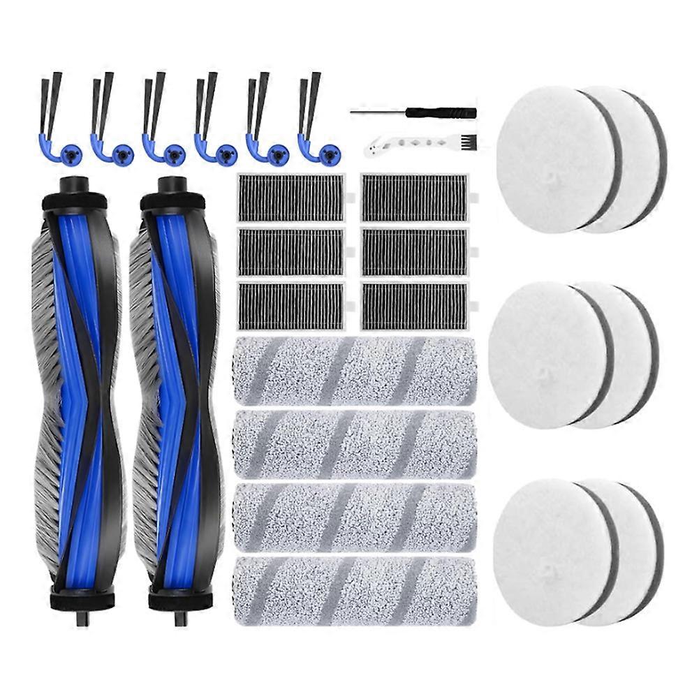 Lot De 23 Filtres De Rechange Pour Brosse Latérale Principale, Sac À Poussière Et Accessoire Pour Aspirateur Robot Ecovacs Deebot X11 Omnicyclone
