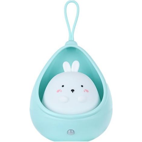 Niedliches Nachtlicht Für Kinder, Led-nachttischlampe Mit Bewegungssensor, Tragbarer Haken, Wiederaufladbare Usb-tierlampe Für Babyzimmer, Geburtstagsgeschenk