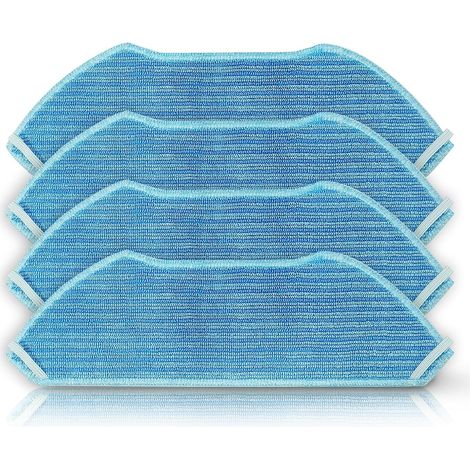 Set Mit 4 Wischpads Für Lefant M1 / ​​​​m2 / M2 Pro / M2s / M2s Pro /m2 Plus/ U180 / Okp K8 Roboterstaubsauger.