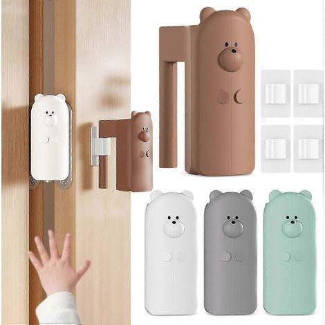 4er-pack Silikon-tür-einklemmschutz, Anti-zuschlag-türstopper Für Scharniere (modell 2024), Entwickelt Für Die Sicherheit Von Kindern, Babys Und Haustieren.