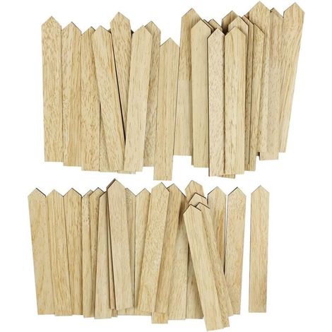 50 Stück Buchsbaum-pflanzenetiketten Für Pflanzen, Gartenpflanzen-setzlingsmarkierungen, Buchsbaum-pflanzendekoration Für Gemüsegarten, Kleines Schild-zubehör Für Innenhof, Außenbereich Und Gewächshau
