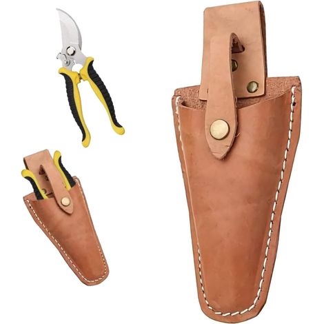 Gartenschere-etui, Lederscheide, Leder-handschere-hülle Für Gartengeräte, Scheren (1 Stück)