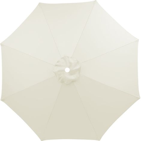 S-giant Ersatztuch Für 8-speichen-sonnenschirm – Bananen-sonnenschirm-abdeckung, Uv-beständig Und Wasserdicht, Garten-sonnenschirm, Ersatztuch Aus Hochwertigem Segeltuch (elfenbein, 200 Cm)