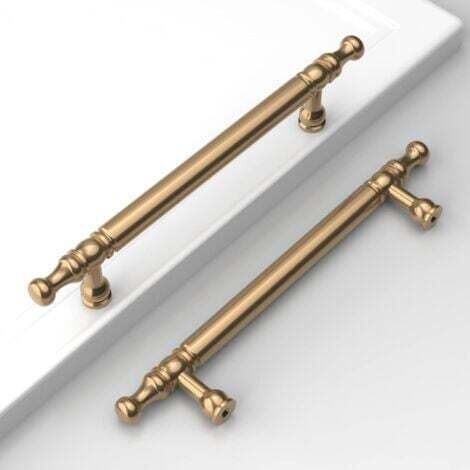 10 Stück Küchenschubladengriffe, 128 Mm, Moderne Möbelgriffe Mit Schrauben Für Büros, Schränke, Schränke, Gold