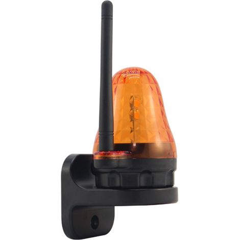 12–265 V Ac/dc-signalleuchte Für Toröffner, Universelles Notfallblinklicht, Blitzlicht, Ip54, Hohe Helligkeit, Gelbes Signal, Für Einsatz- Und Baufahrzeuge.