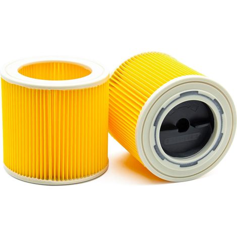 2x Kfi 3310 Kartuschenfilterkartusche Kompatibel Für Kärcher Kwd1, Kwd2, Kwd3, S4001/4002, Wd2 Plus, Wd 3-18,wd 2.xxx/ 3.xxx, Wd 2-18, Nass- Und Trockensauger, 2.863-303.0