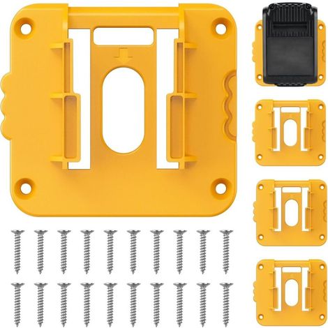 5 Stück Batteriehalter Für Dewalt 20 V Batterien, Wandmontierter Batterie-organizer, Aufbewahrungsregal