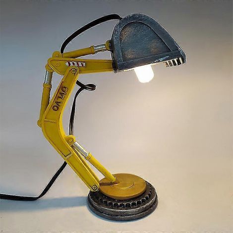 Kreative Baggerform Schreibtischlampe Kinder Nachtlicht Tischleselampe