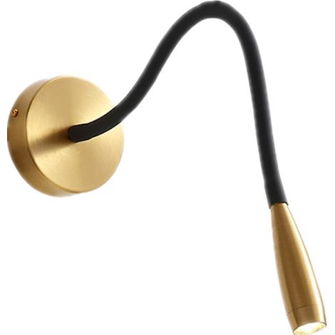 Led-leselampen, Verstellbare Schwanenhals-wand-nachttischlampen-licht, Flexibles Leselicht, Moderne Wandleuchte, Kreative Wandlampe, Innen-tischlampe, 4000 K Led, 3 W, 220–240 V Ac